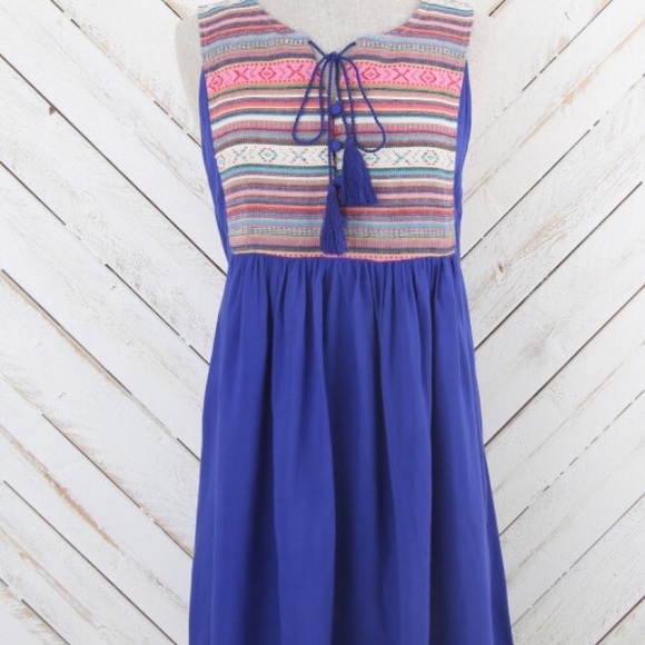 Altar'd State Dresses & Skirts - Blue Dress Altar’d State Maze Runner